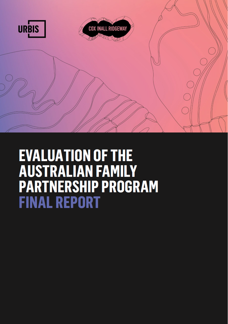 AFPP Evaluation Cover page