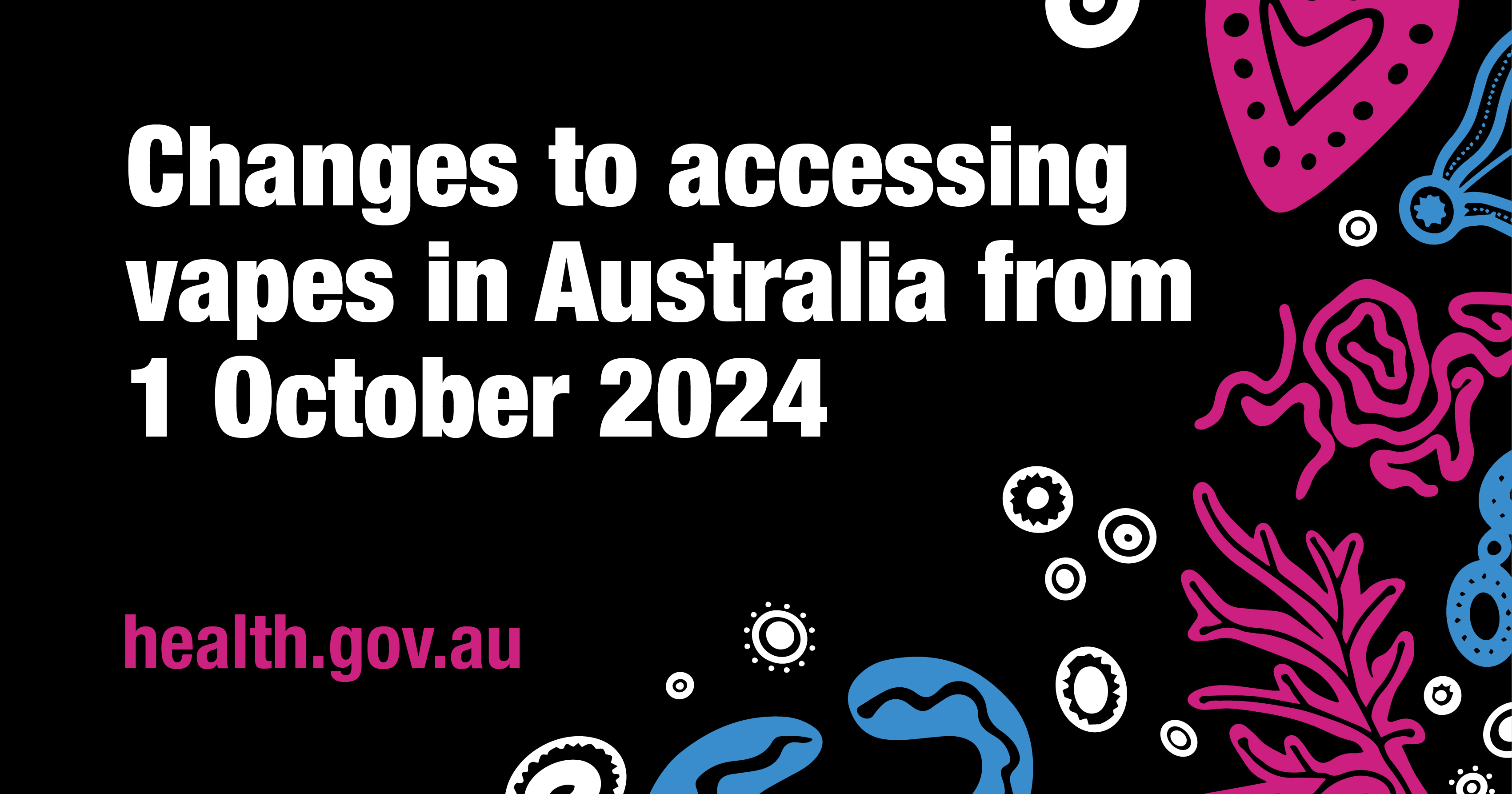 Changes to vaping in Australia from 1 October 2024 – First Nations social media tiles – General public