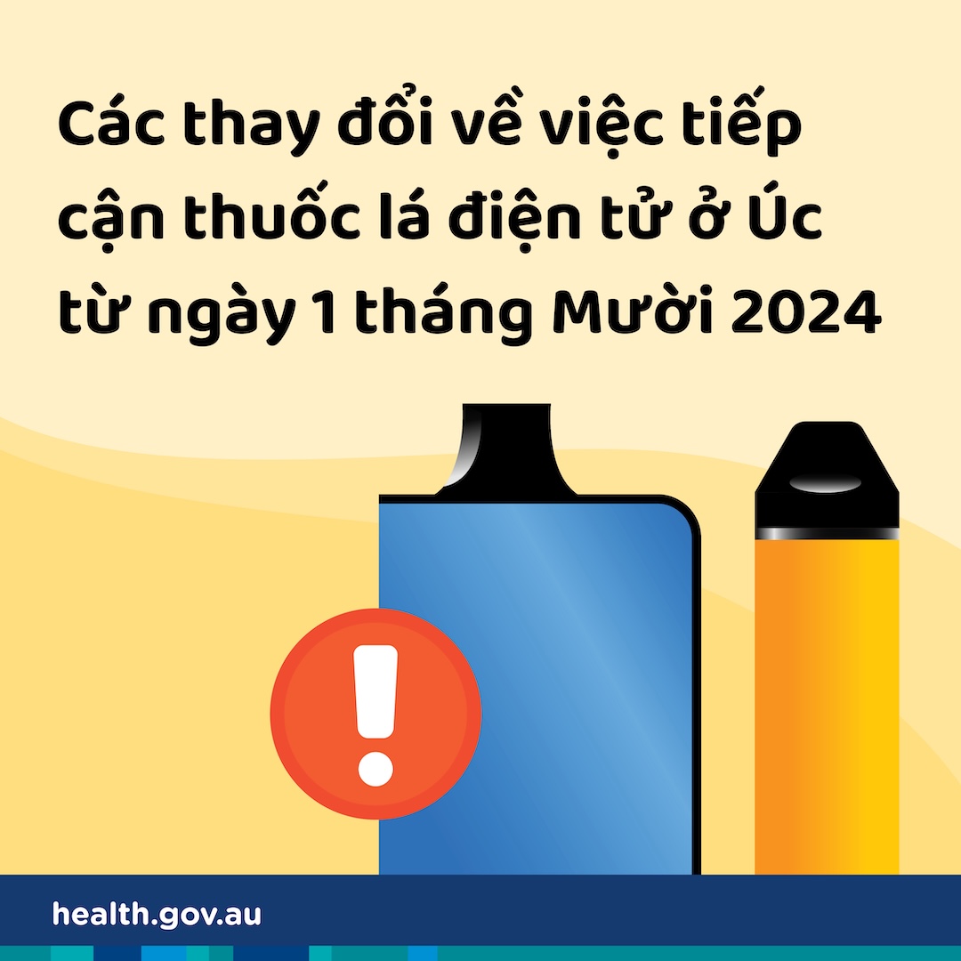 Changes to vaping in Australia from 1 October 2024 – Translated social media tiles