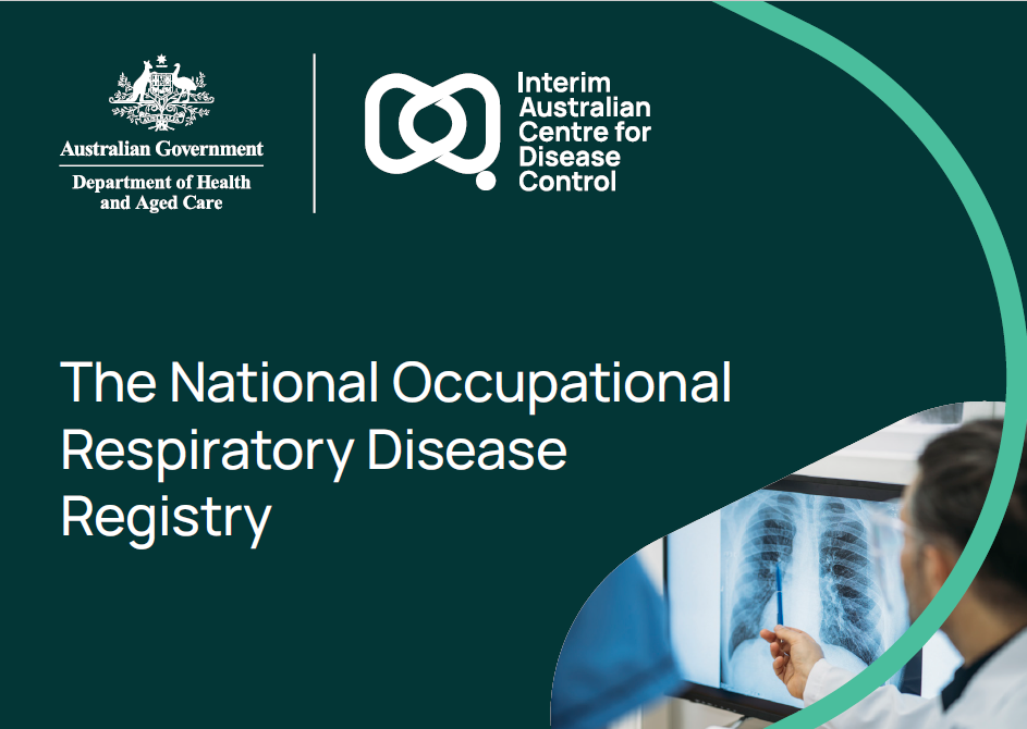 Image of the National Occupational Respiratory Disease Registry postcard
