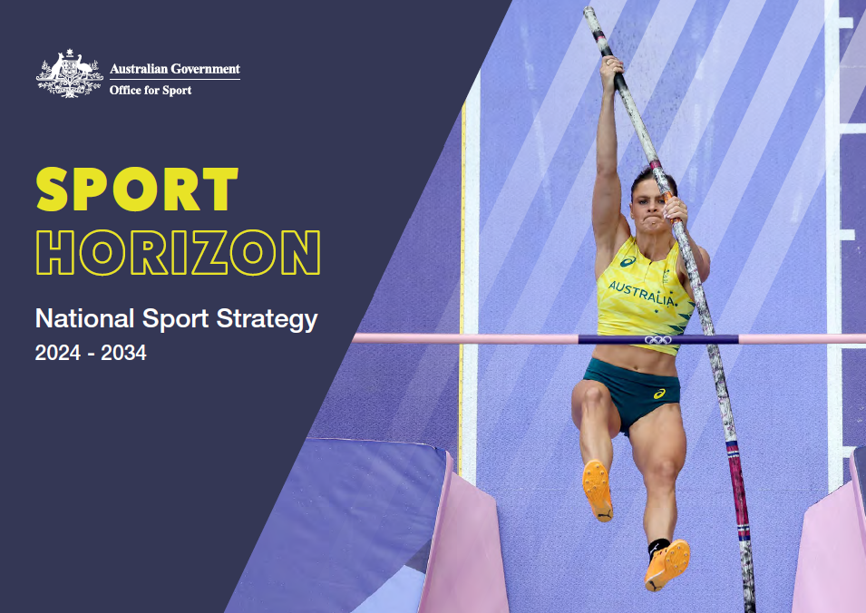 Cover image of the National Sport Strategy