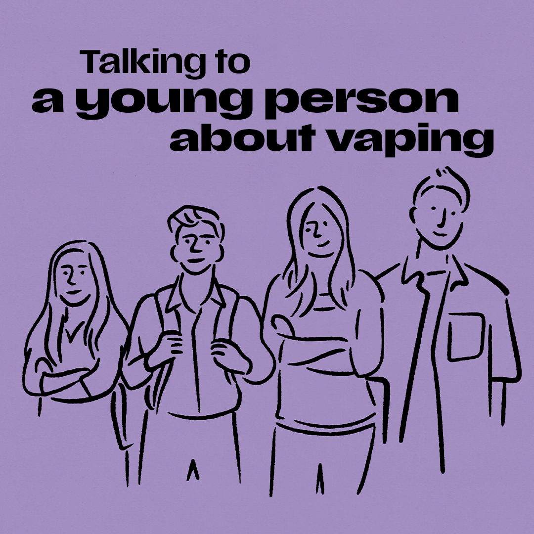 Talking to a young person about vaping tile