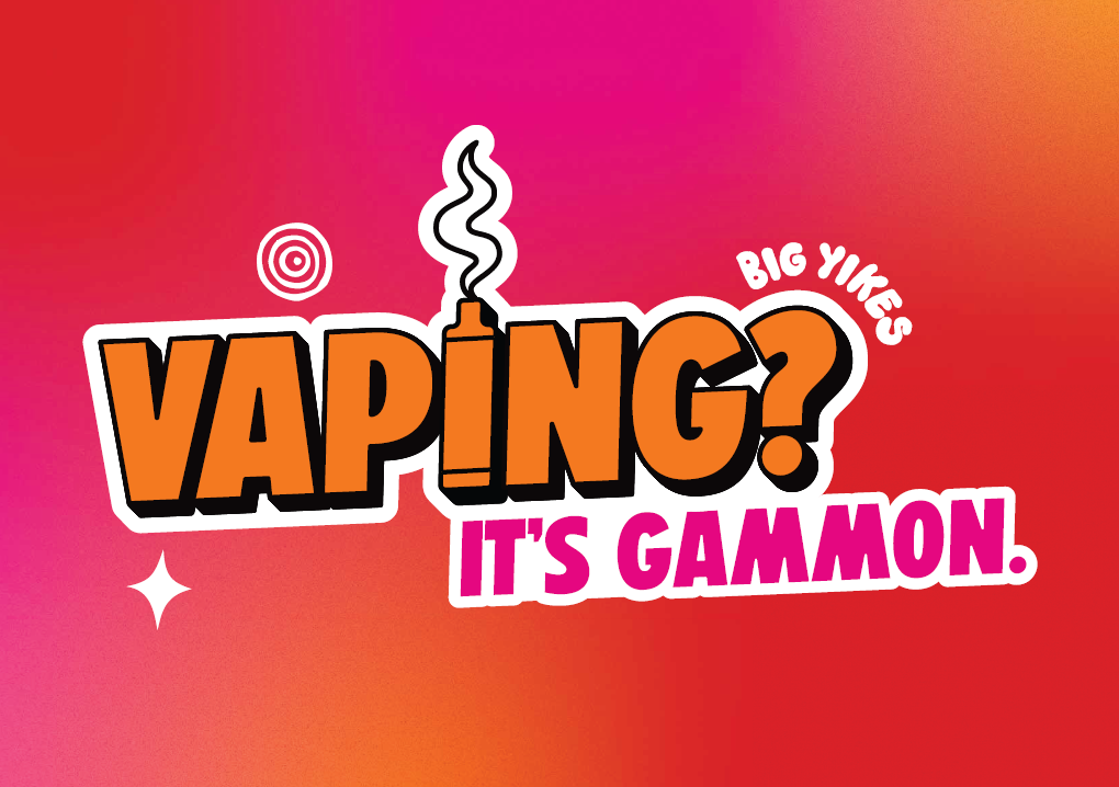 Vaping? It's gammon – First Nations postcard