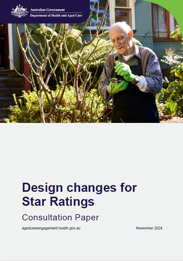 Design changes for Star Ratings – Consultation paper