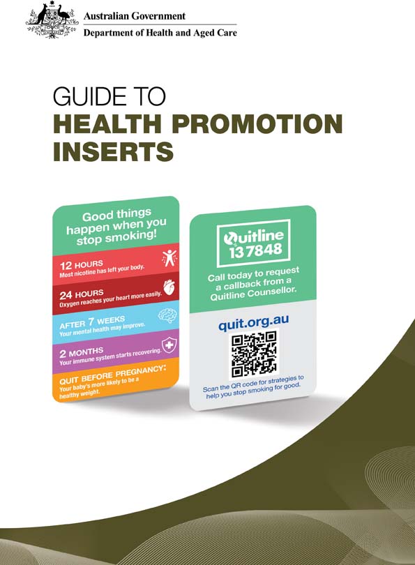 Guide to health promotion inserts
