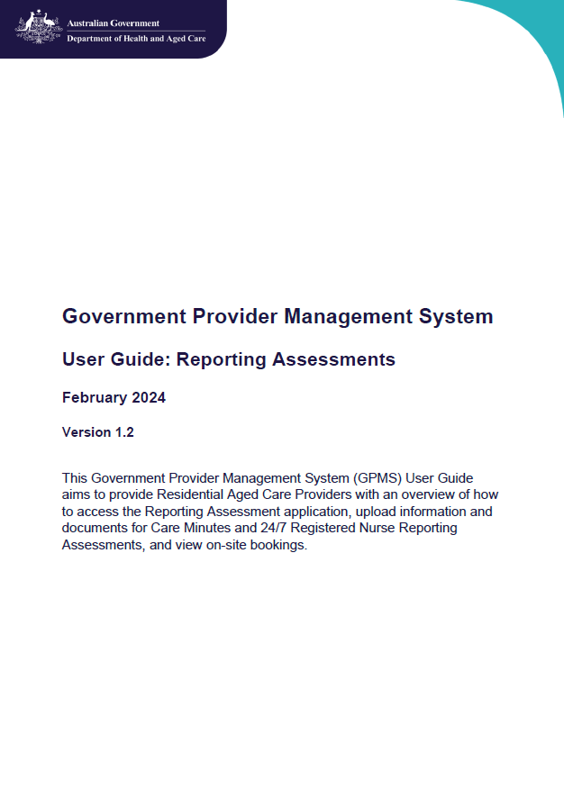 Cover image_GPMS User guide – User guide_Reporting assessments