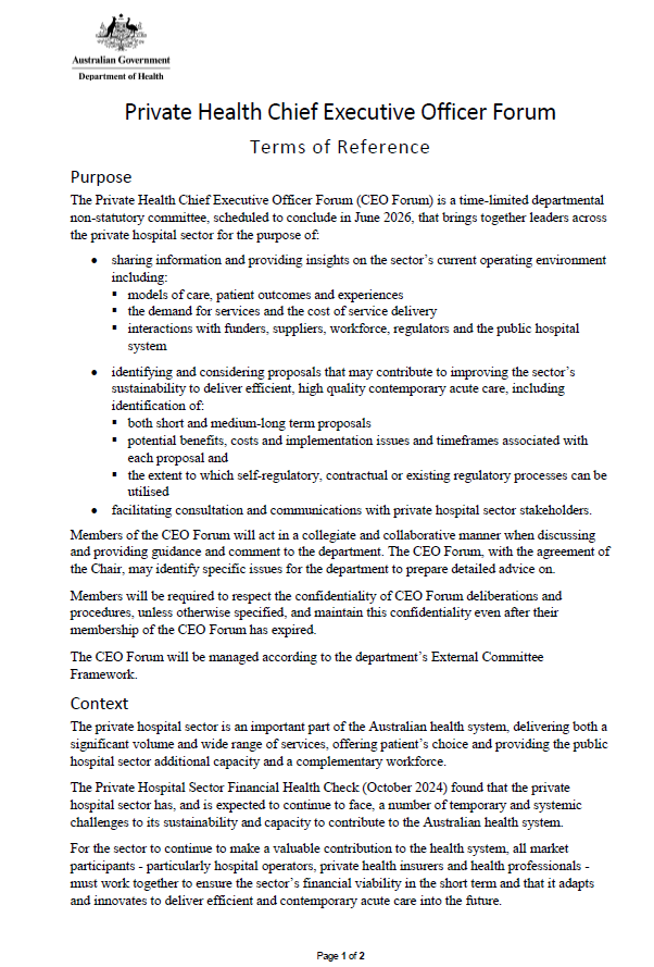 Cover image_CEO Forum – Terms of Reference