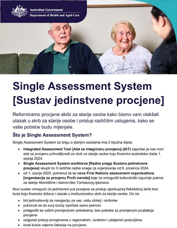 Sustav jedinstvene procjene – Informativni članak