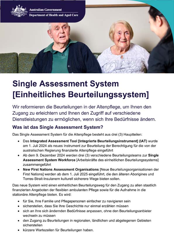 Einheitliches Beurteilungssystem – Daten