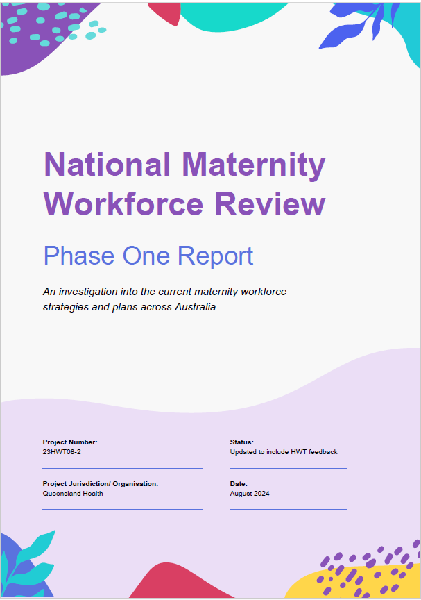 Phase 1 final report cover image
