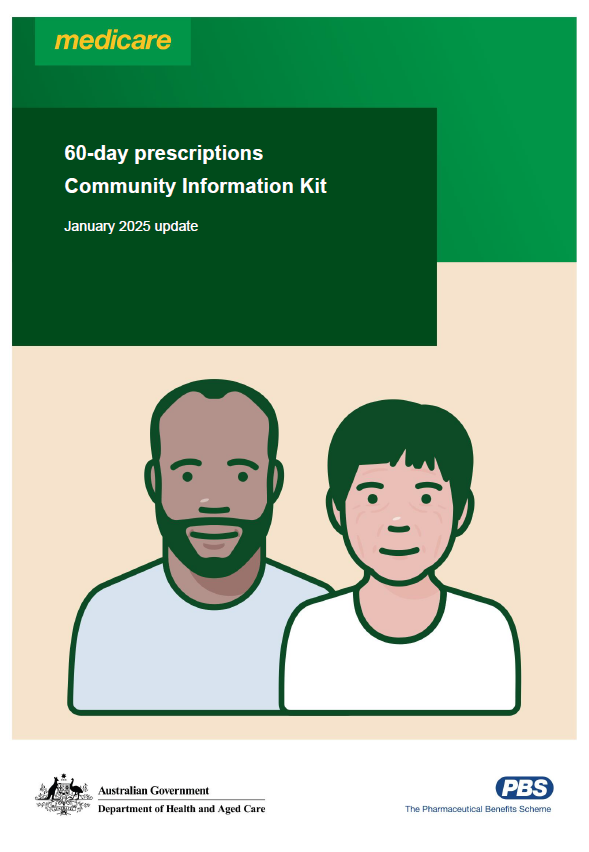 This updated January 2025 kit provides information for patients about 60-day prescriptions.