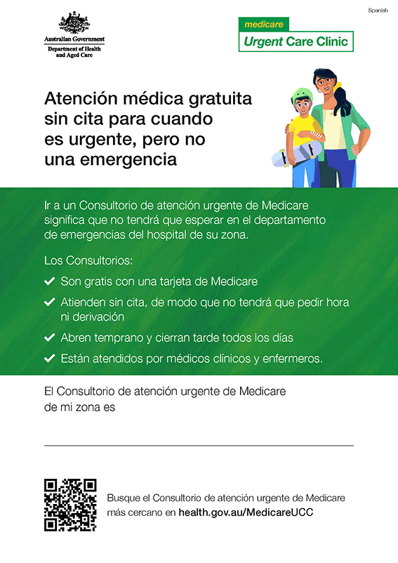 Medicare UCC Poster-Spanish