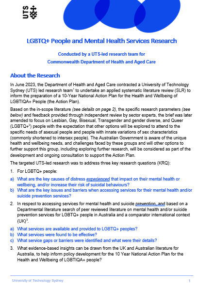 Attachment C Plain English Summary cover page