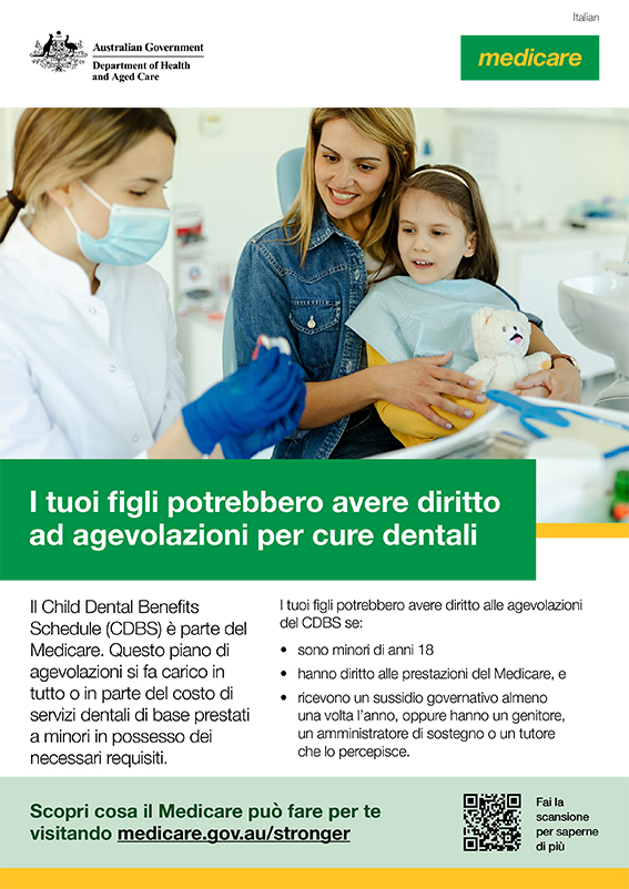 I tuoi figli potrebbero avere diritto ad agevolazioni per cure dentali – poster