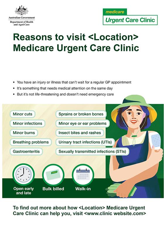 Medicare UCC Reasons to visit