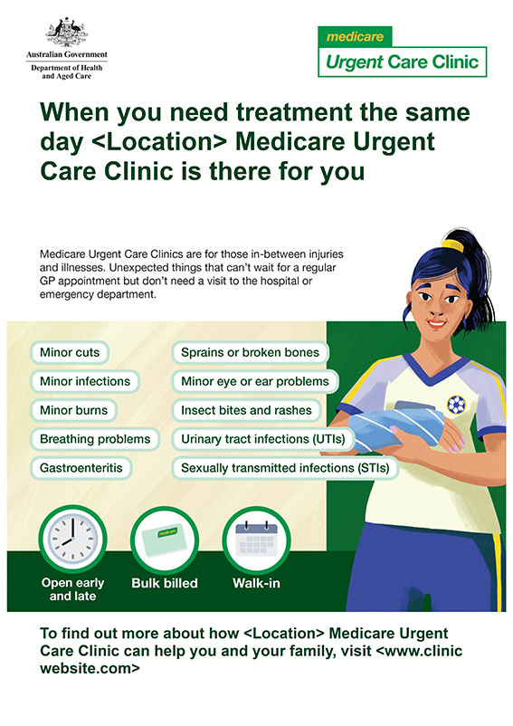 Medicare UCC, When you need same day treatment