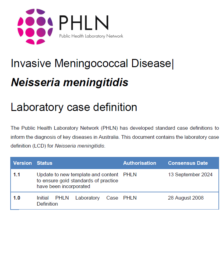 Cover image_Meningococcal disease – Laboratory case definition