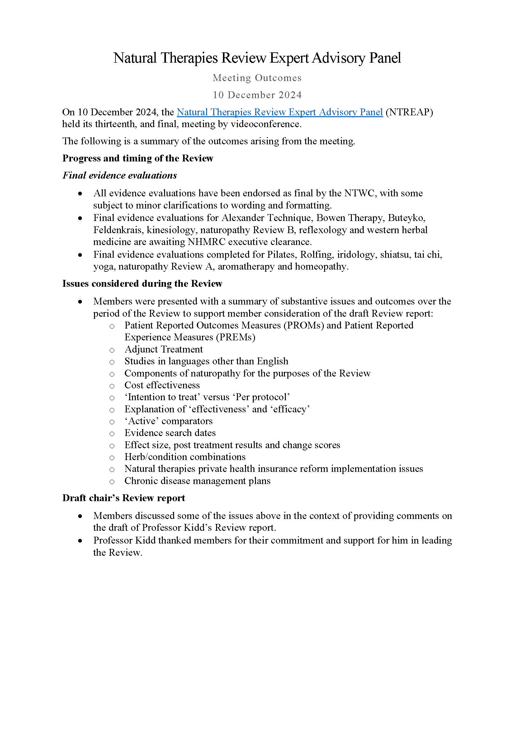Cover image_NTREAP meeting outcomes – 10 December 2024