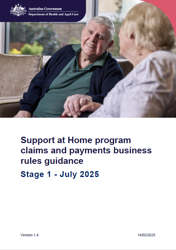 Support at Home: Claims and Payments Business Guidance