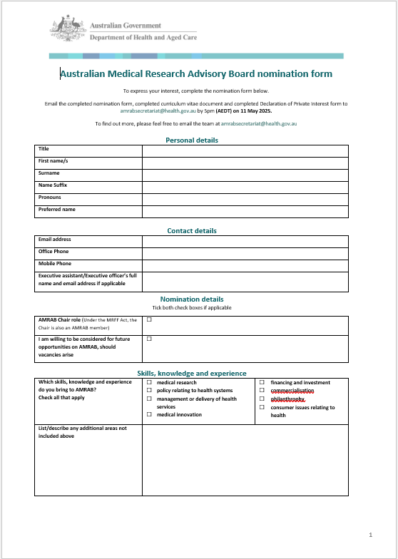 Thumbnail image of form