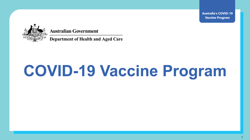 COVID-19 March 2025 Vaccination Program Slides
