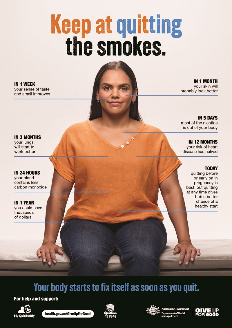 Keep at quitting the smokes – health benefits for women