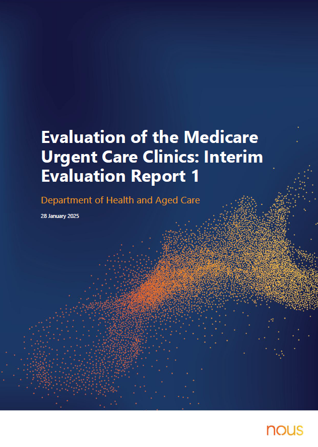 Medicare Urgent Care Clinics Program Evaluation – First Interim Report