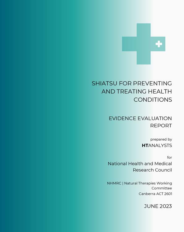 Natural Therapies Review 2024 – Shiatsu evidence evaluation