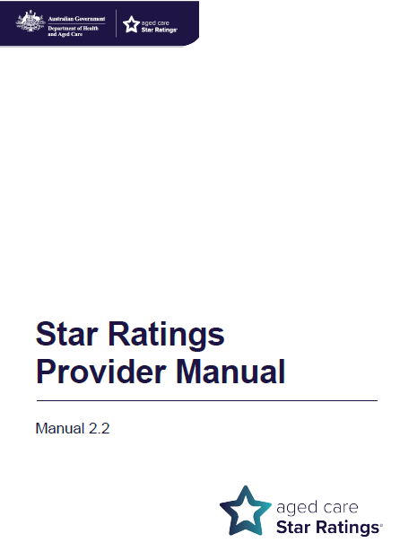 Star Ratings Provider Manual (cover page March 2025)