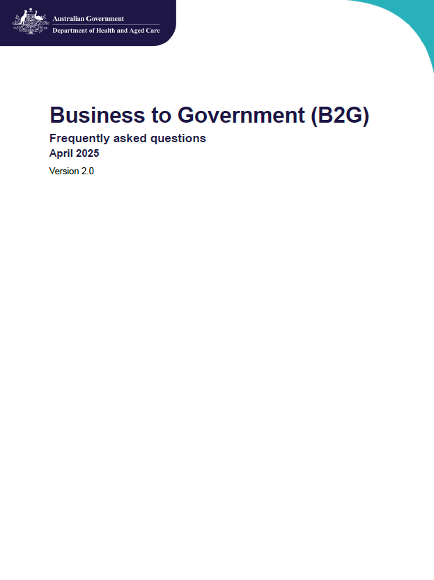 Business to Government (B2G) – Frequently asked questions