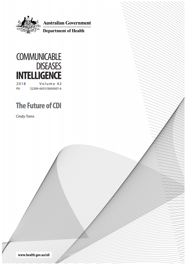 Communicable Diseases Intelligence journal