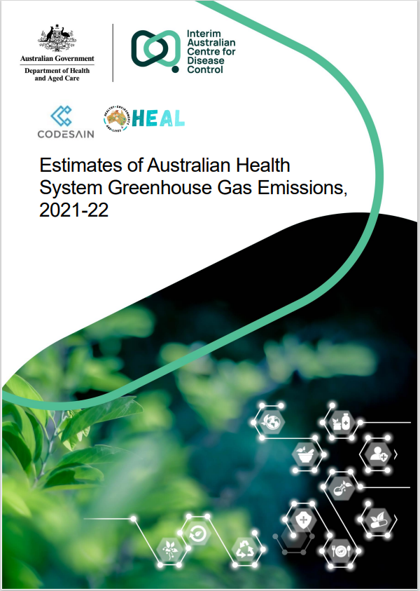 Estimates of Australian health system greenhouse gas emissions 2021–22