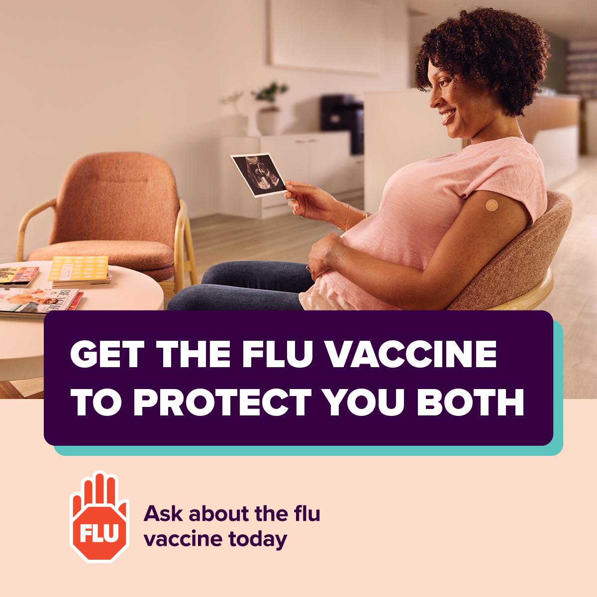 Get the flu vaccine to protect you both 