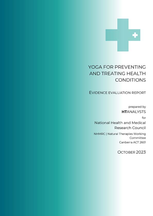 Natural Therapies Review 2024 – Yoga evidence evaluation