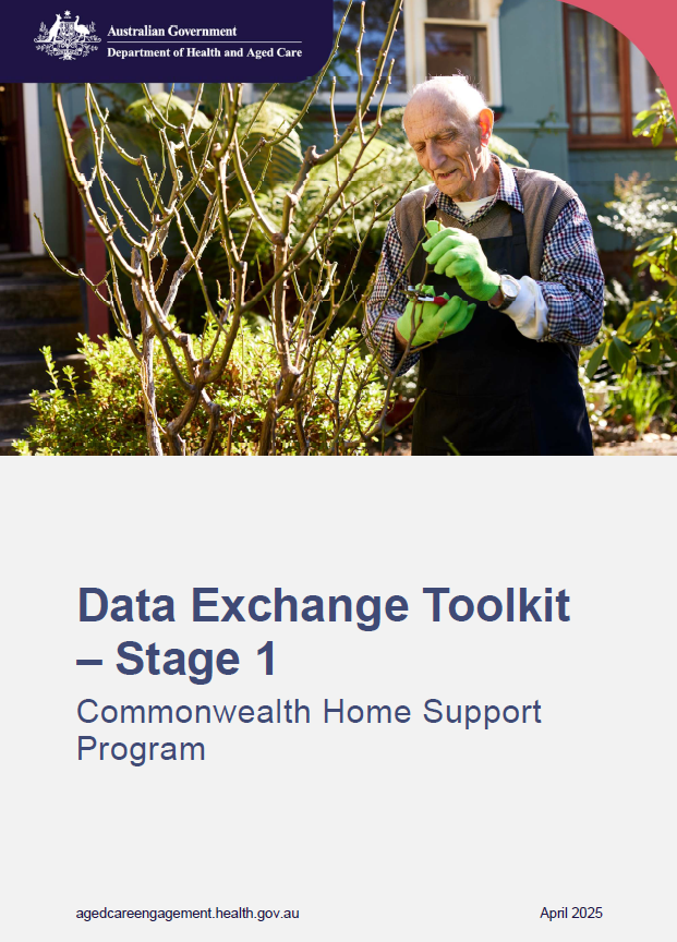 Cover page CHSP DEX exchange toolkit (stage 1)