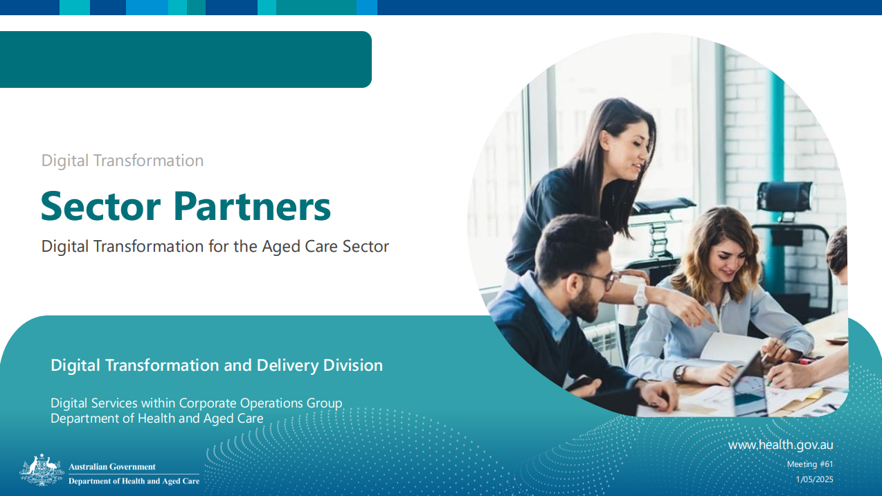 Digital Transformation Sector Partner #61 Presentation – cover page.