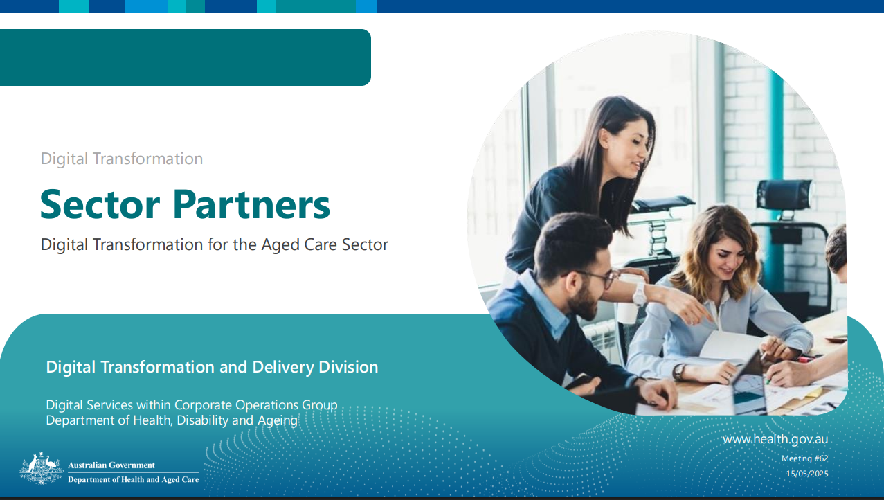 Digital Transformation Sector Partner #62 Presentation – cover page