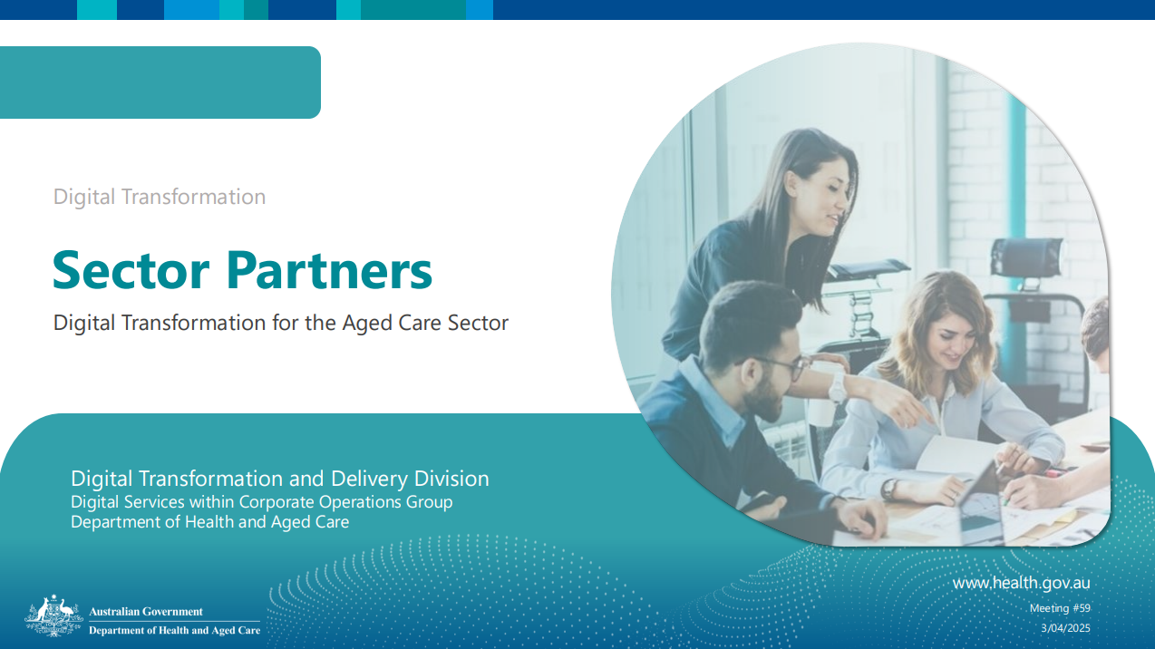 Digital Transformation Sector Partner #59 Meeting – cover page