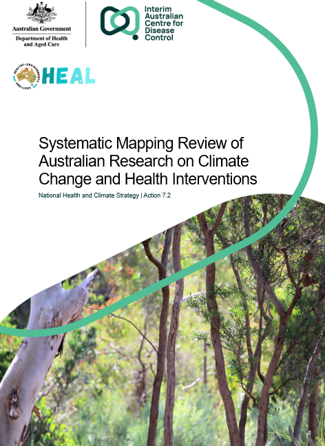 Cover page Systematic Mapping Review of Australian Research on Climate Change and Health Interventions (May 2025)