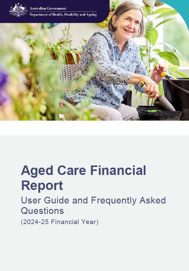 Cover page for the ACFR User Guide and Frequently Asked Questions 2024–25