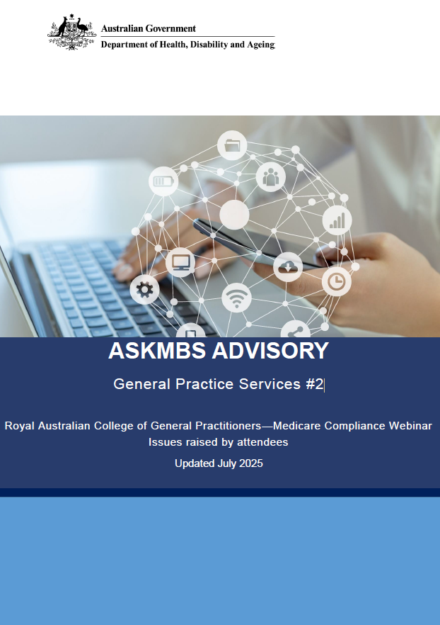 AskMBS Advisory #2 – General practice services