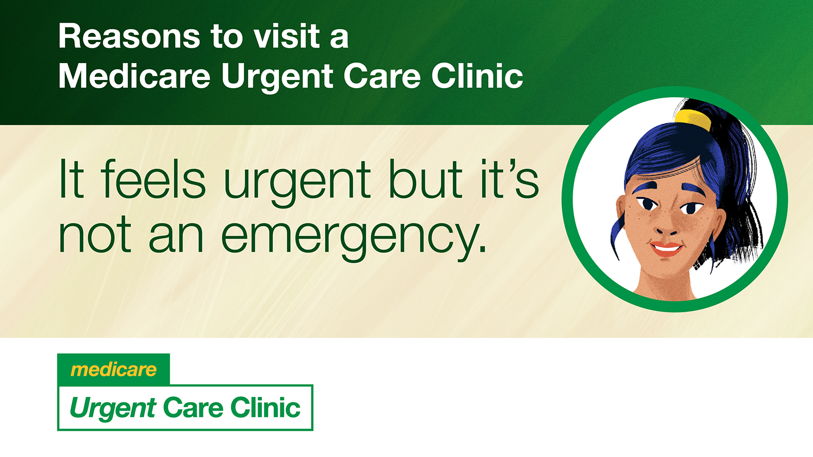 Cover image for the social title "It feels urgent but not an emergency"