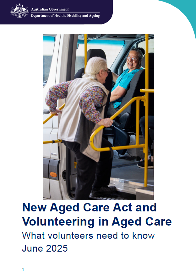 Cover page for What volunteers need to know