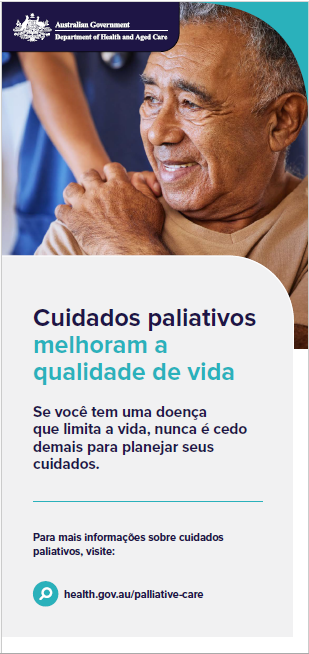 Folheto informativo sobre cuidados paliativos