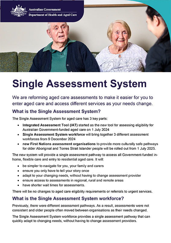Thumbnail: Single Assessment System