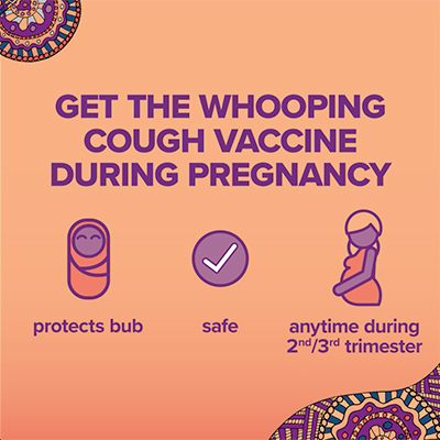 Whooping cough vaccination for First Nations women during preganancy