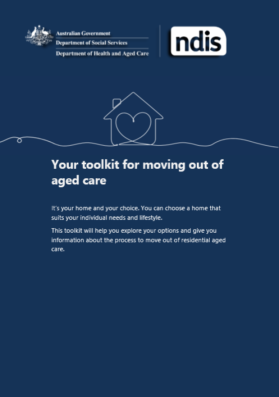 About the younger people in residential aged care (YPIRAC) toolkit cover page