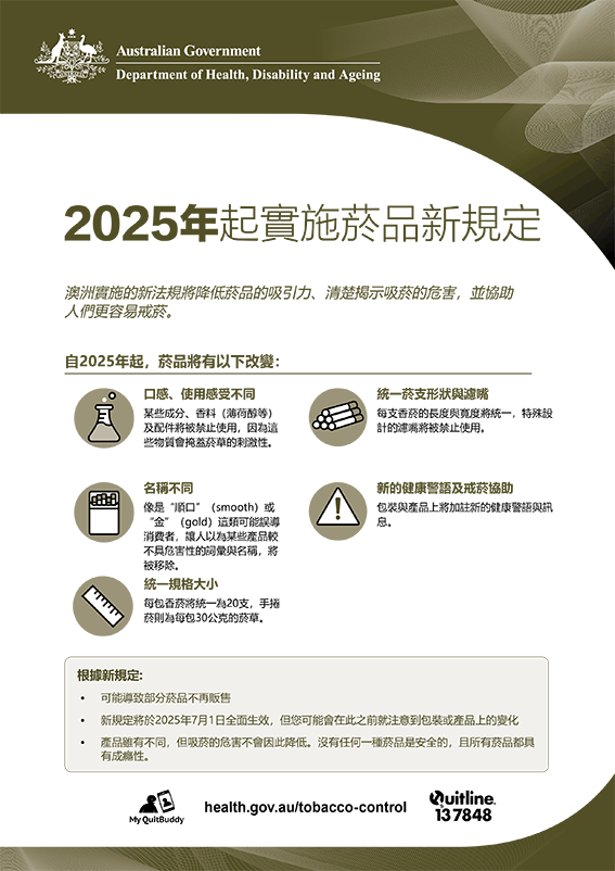 2025 年菸品販售新規定