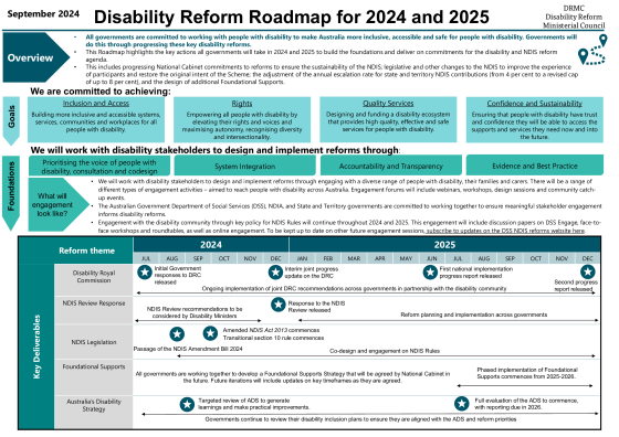 Disability Reform Roadmap