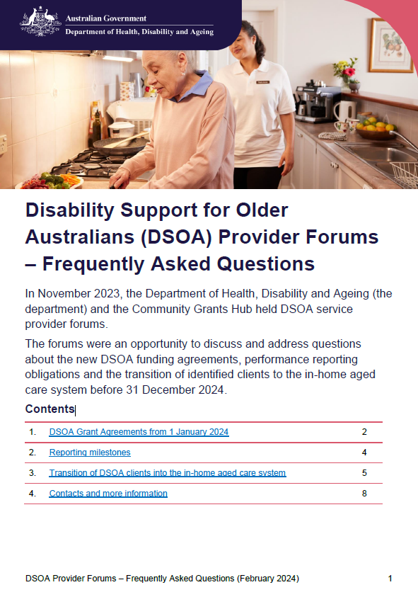 DSOA Provider Forums 2023 – Frequently Asked Questions (July 2025)